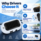 🚗🚨✨Compact Solar Anti-Theft LED Flashing Lamp