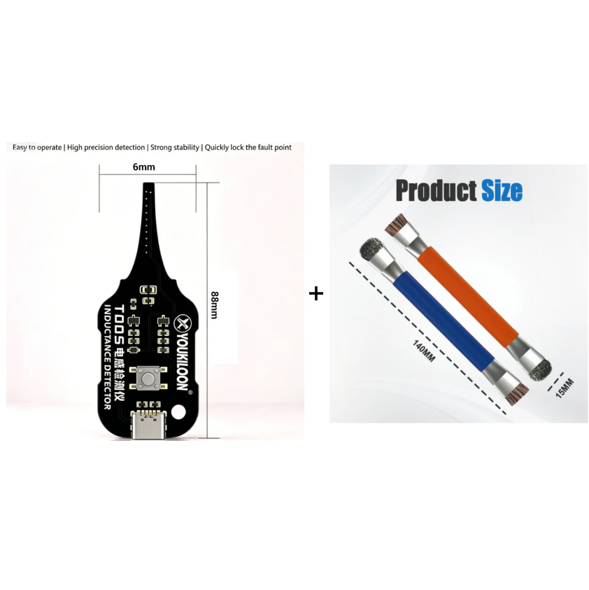 ⏳🔥LIMITED-TIME 50% OFF! ⏰📙⚙️ In-Circuit Inductor Tester – One-button simplicity, clear indicator. Non-contact, rapid diagnosis. A must-have for electronics repair.