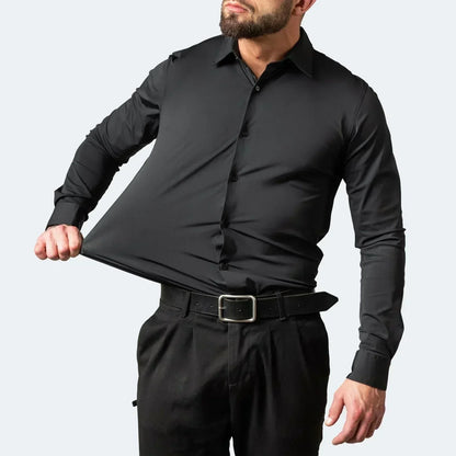 🥳2026 HOT SALE🥳💞50K+ SOLD!👦🕊️ 50% OFF! Men's Short Sleeve Dress Shirt – Dressed up, not stressed. Soft stretch, no iron needed. Looks great with chinos or dress pants. Perfect for birthdays, anniversaries or Sunday best. ✨👔