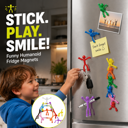 🔥 50% OFF 🧲 Magnetic Creative Figures | Strong Magnetic Attachment, Articulated Joints & Stress Relief – Perfect for the Fridge, Desk or Storage ✨