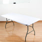 🌸 LIMITED TIME 50% OFF! ✨Pack Stretch Fabric Table Top Cap Cover, fits 4ft/6ft/8ft Tables