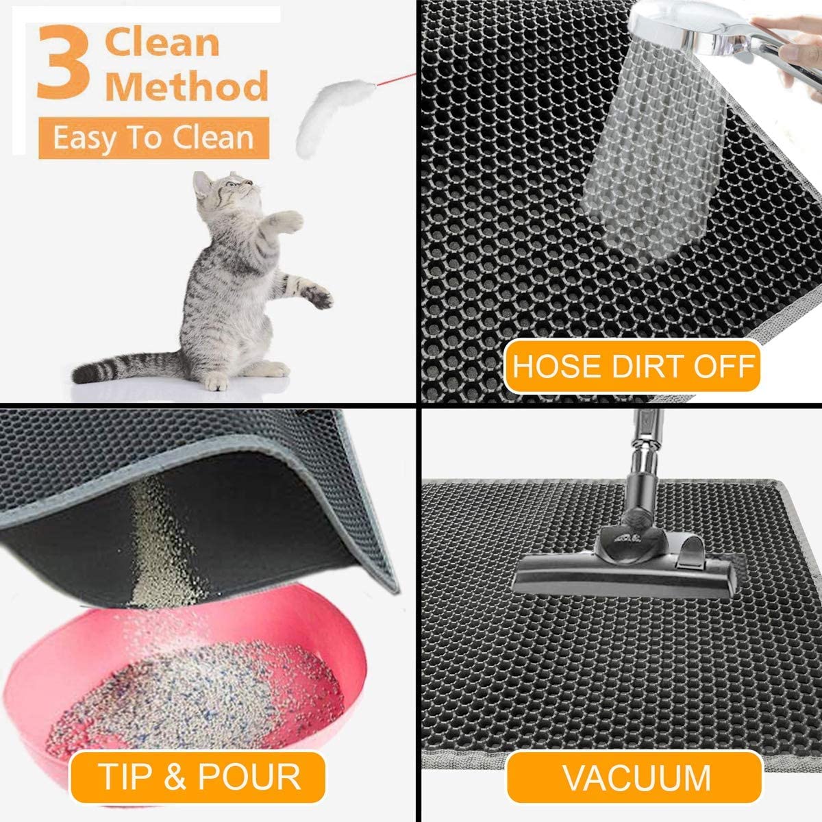 🐾 LIMITED-TIME 50% OFF! ✨ Non-Slip Cat Litter Mat – Waterproof, Easy Clean, Odor-Free 🧹