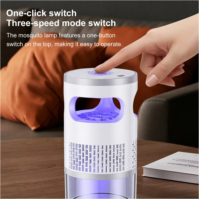 🦟 LIMITED-TIME 50% OFF! ✨ Indoor LED Bug Zapper – UV Light, Chemical-Free, Night Light ✨