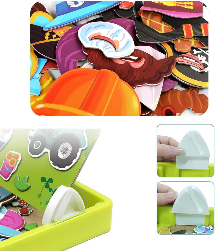 🎉50% OFF🎉 Magnetic Puzzle Dress-Up Game Children's Double-Sided Educational Toy Portable Preschool Learning Toy - While Supplies Last🔥