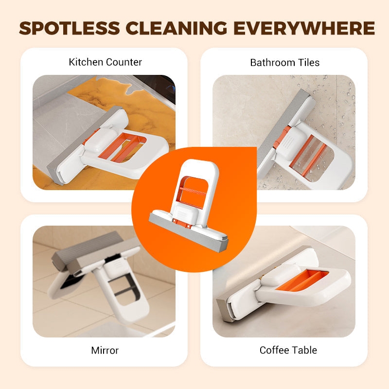 ⏳Time-Limited Special⏰Mini Portable Self-Squeezing Mop✨Hands-Free Compact Cleaning Mop