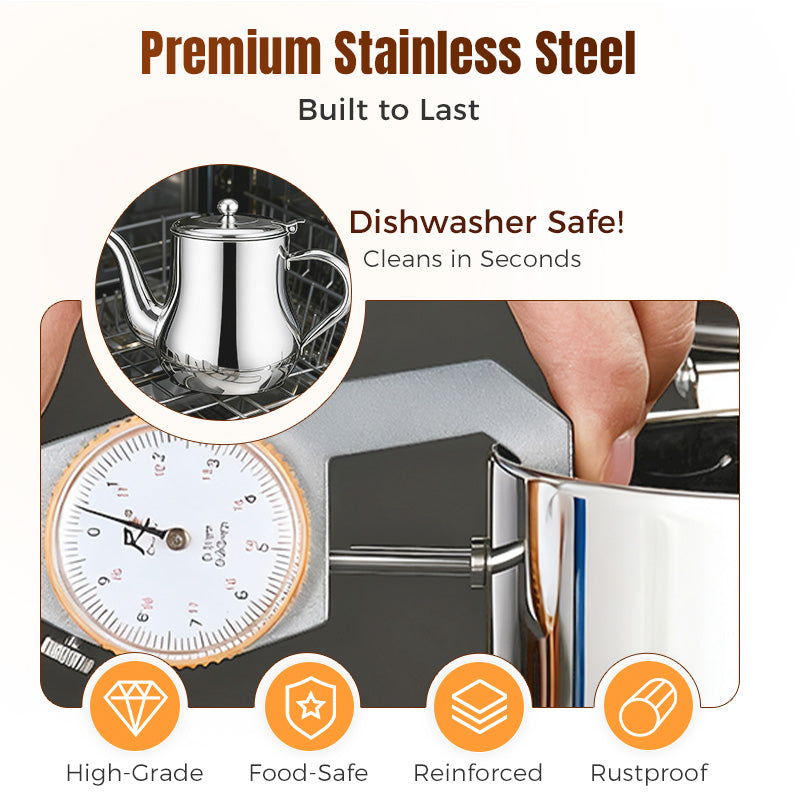 ⏳Time-Limited Special⏰Stainless Steel Oil Filter Pot