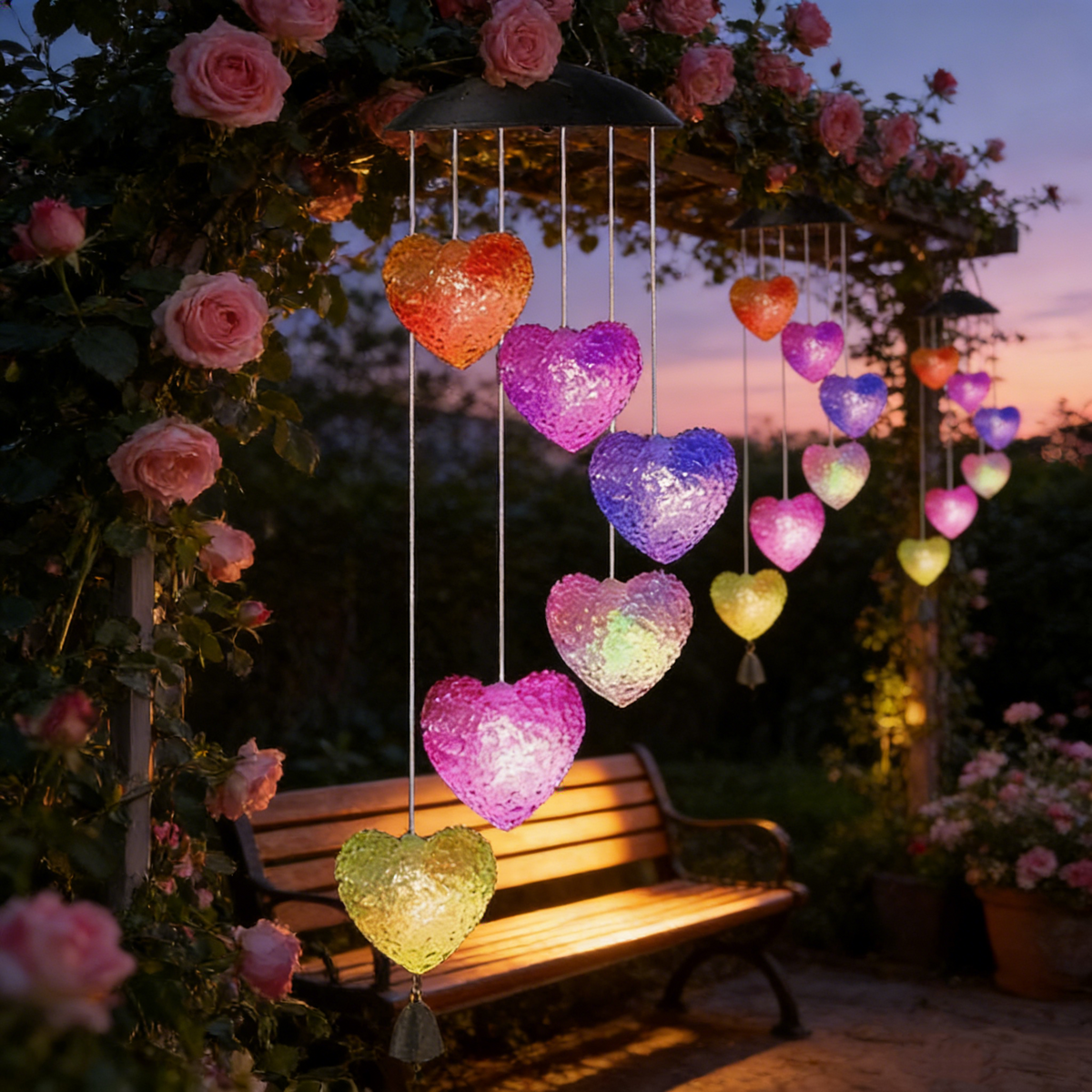 🦋 LIMITED‑TIME 50% OFF! 💣 Solar Butterfly Wind Chime Light – Colour‑Shift LED, Outdoor Hanging Decor ✨