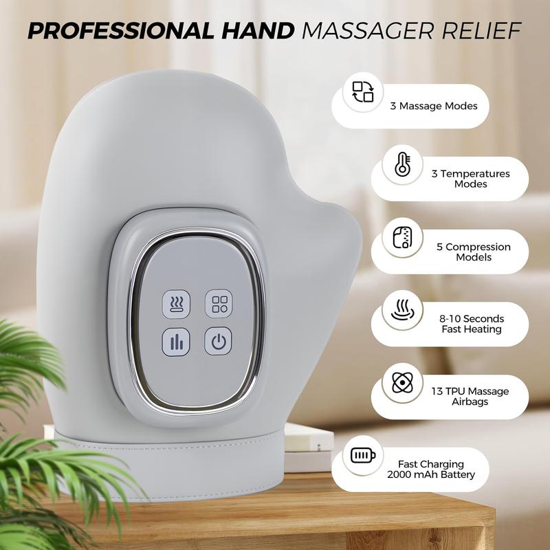 🎉 LIMITED TIME 50% OFF! 💆 Soothe Tired Hands & Wrists – Air Compression Massager with 3 Modes, 5 Intensities & Auto Timer.