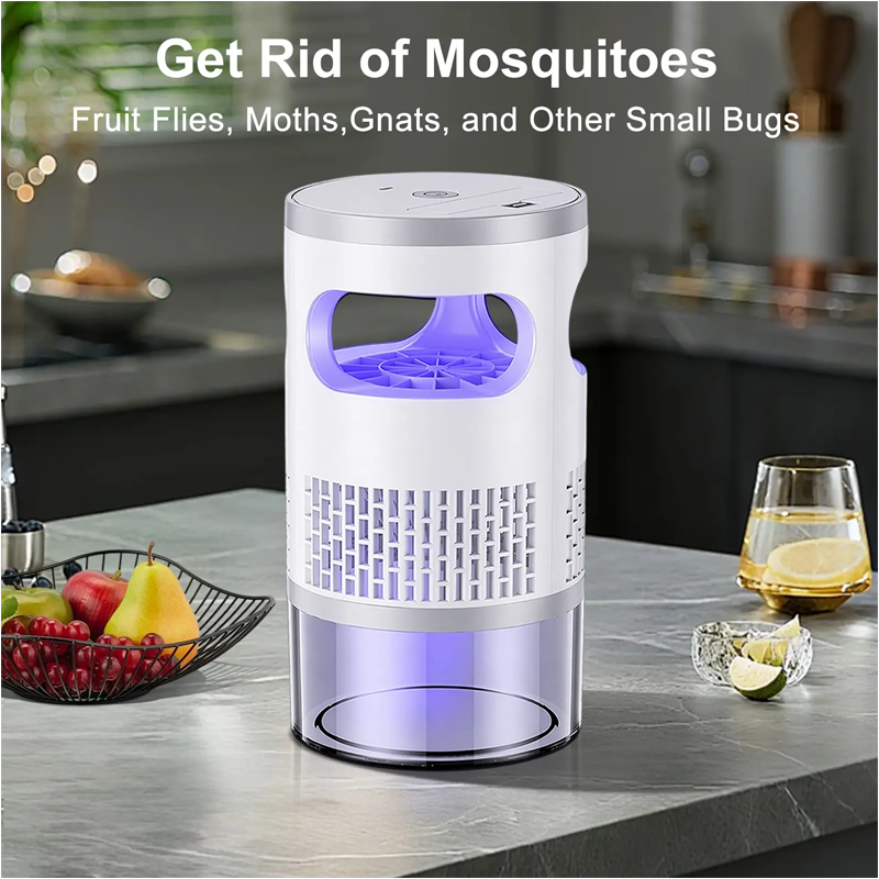 🦟 LIMITED-TIME 50% OFF! ✨ Indoor LED Bug Zapper – UV Light, Chemical-Free, Night Light ✨