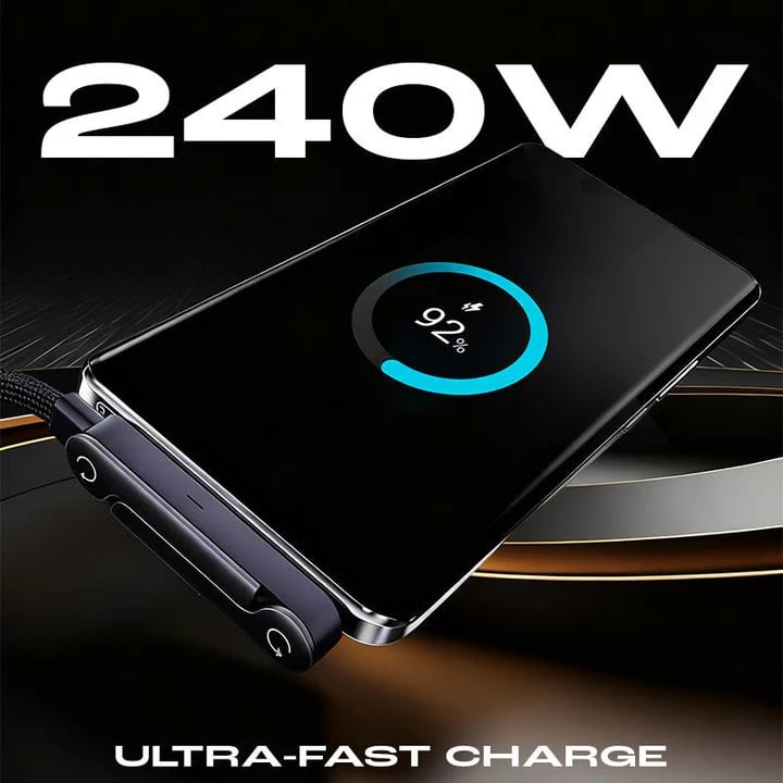 📱 2-in-1 Fast Charging Cable with Phone Stand – Charge & Watch Hands-Free ⚡