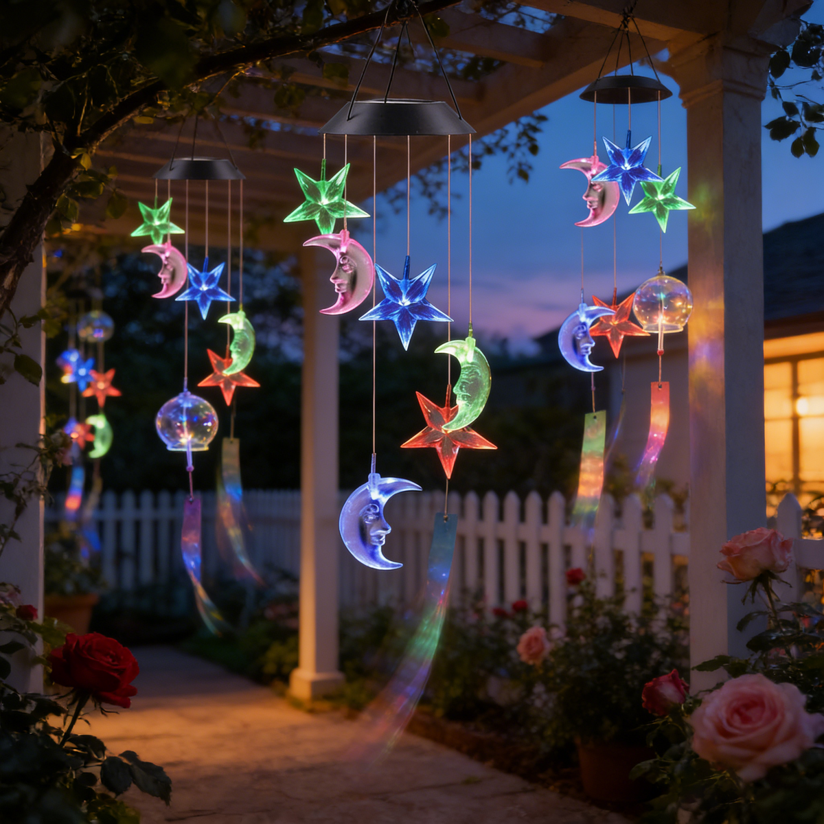 🦋 LIMITED‑TIME 50% OFF! 💣 Solar Butterfly Wind Chime Light – Colour‑Shift LED, Outdoor Hanging Decor ✨