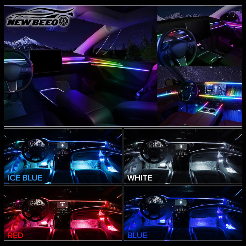 ⏳Limited-time 50% off💥 Car Interior LED Strip Atmosphere Lights Pro – Add a Custom Glow to Your Cabin, Easy to Fit & Great for Evening Drives 💡