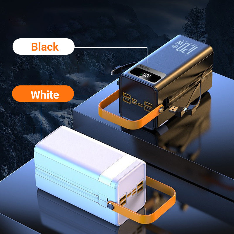 📢📢50% OFF !! ⏰Outdoor Portable Fast Charging Power Bank with LED Light