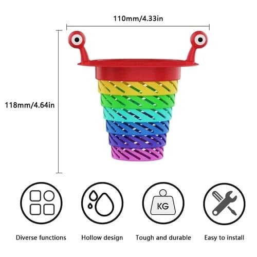 🌈 Expandable Kitchen Sink Strainer – Catches Food Scraps & Debris to Help Prevent Clogged Drains