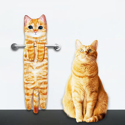🎁LAST DAY SALE 49% OFF✨😺Cute Cat Hand Towel🐾