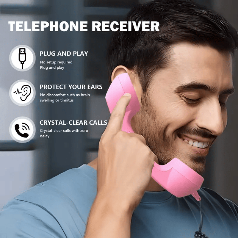 📢📢50% OFF !! ⏰Vintage Retro Telephone Handset ✨The most unique gift! Perfect forLovers of ceremonial occasions🎄