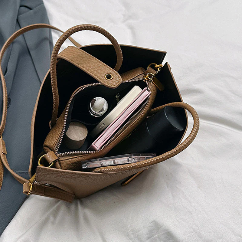 🌸Hot Sale 50% OFF🌸💎Women's Elegant Solid Color French Style Handbag