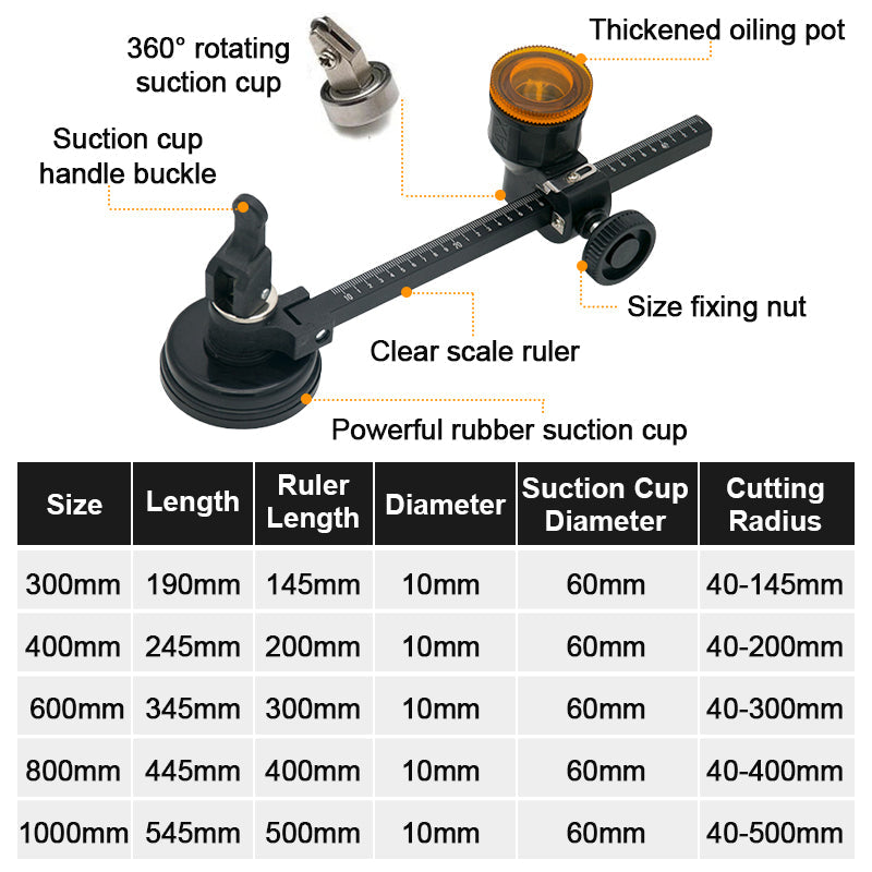⏳Time-Limited Special⏰Glass Compass Gauge Cutter