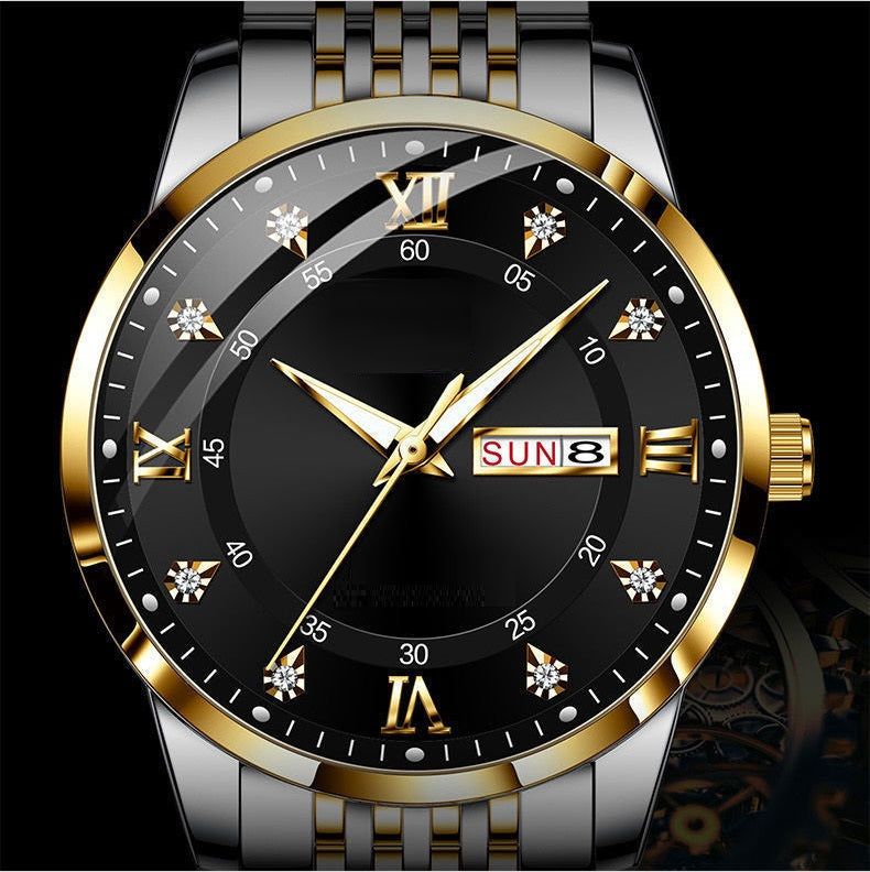 🎁Hot Sale 50% OFF⏳Men's Waterproof Luminous Calendar Quartz Watch