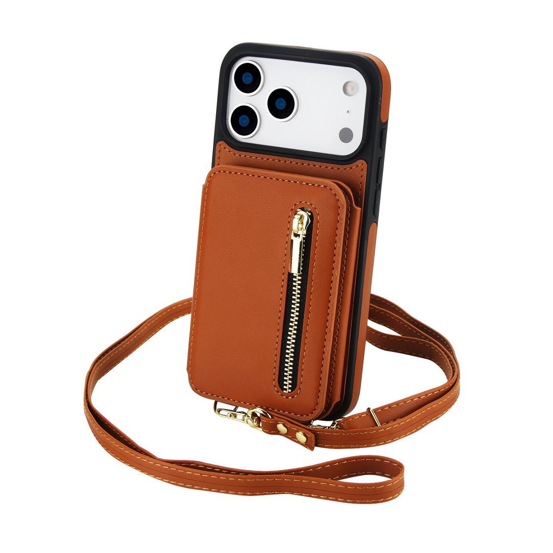 Bi-Fold Crossbody Wallet Phone Case