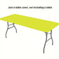 🌸 LIMITED TIME 50% OFF! ✨Pack Stretch Fabric Table Top Cap Cover, fits 4ft/6ft/8ft Tables