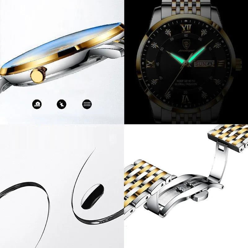 🎁Hot Sale 50% OFF⏳Men's Waterproof Luminous Calendar Quartz Watch