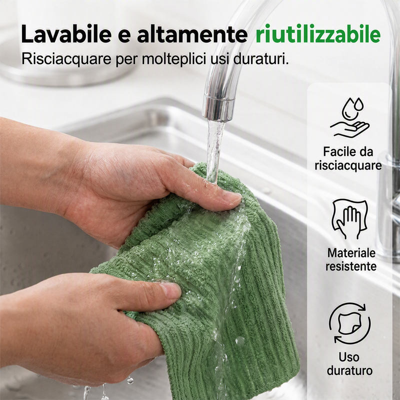 🧽50% OFF💚 Tear, Wipe & Done – Disposable, odor-free & hygienic – No more smelly sponges – quick & clean ✨