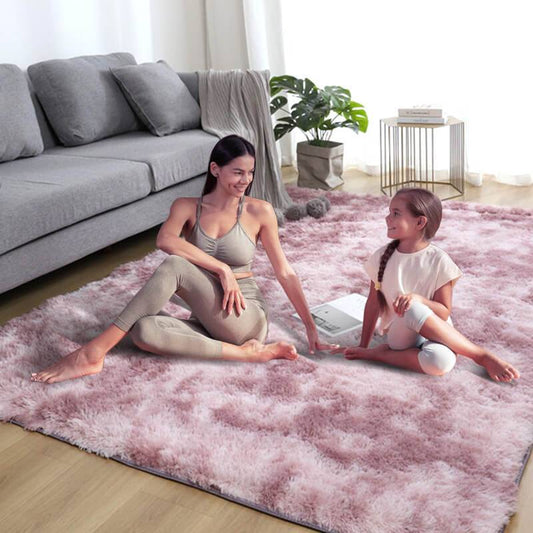 📢📢50% OFF! Gradient Color Plush Floor Mat – Ultra-Soft, Non-Slip & Machine Washable for Bedroom, Nursery & Living Room! 🌈🛋️