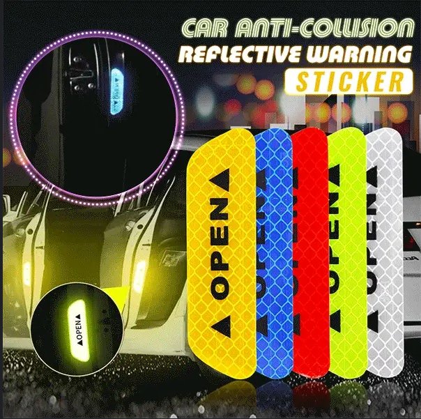 📢 50% OFF! Car Reflective Stickers – Weatherproof & Easy to Apply for Better Night Visibility 💡✨