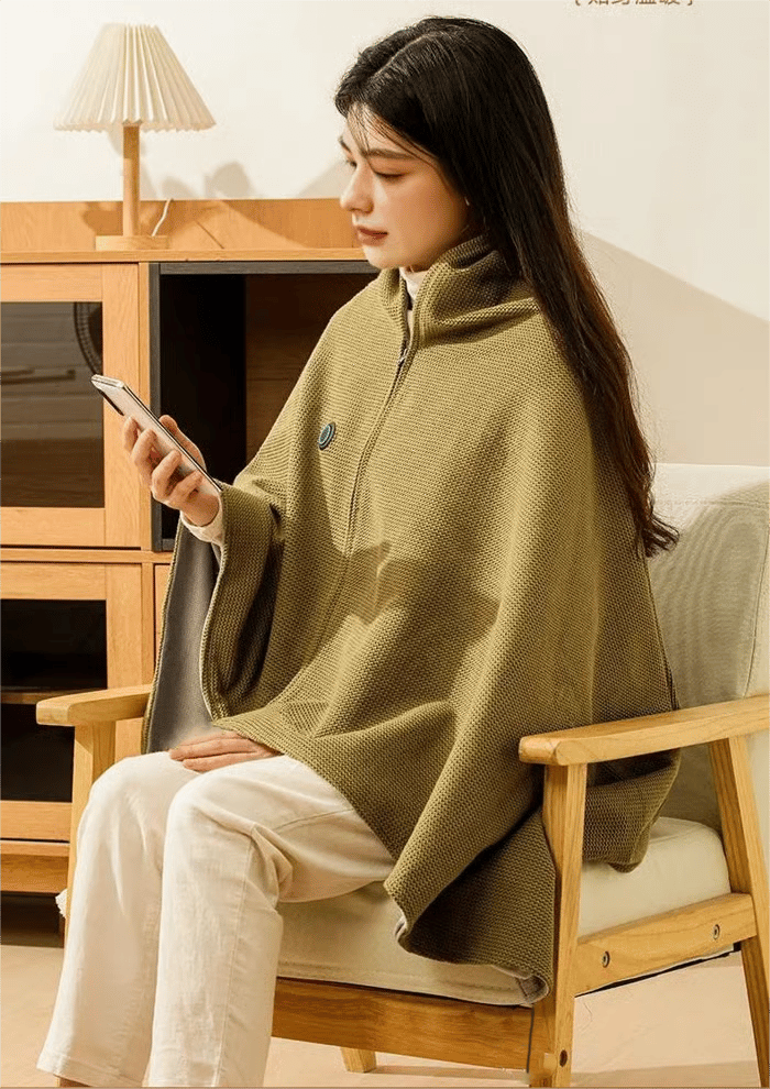🎅Best Winter Gifts 🔥Portable Heated Shawl – Stay Warm Anywhere, Anytime (Buy 2 Get Free Shipping)