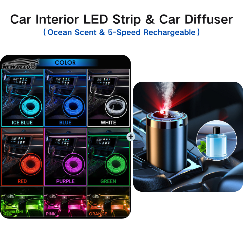 ⏳Limited-time 50% off💥 Car Interior LED Strip Atmosphere Lights Pro – Add a Custom Glow to Your Cabin, Easy to Fit & Great for Evening Drives 💡