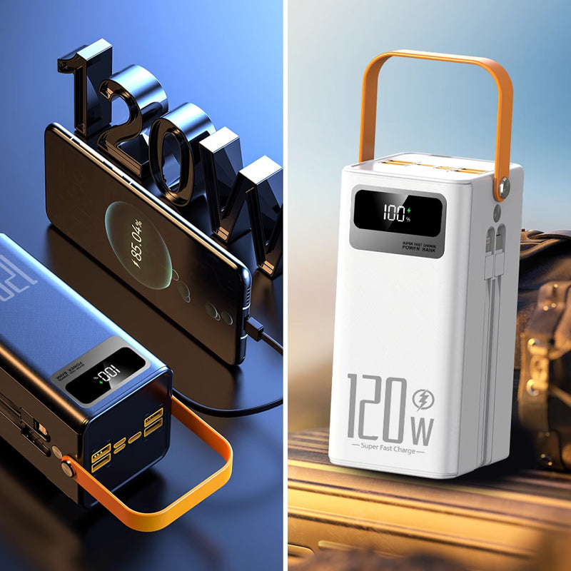 📢📢50% OFF !! ⏰Outdoor Portable Fast Charging Power Bank with LED Light