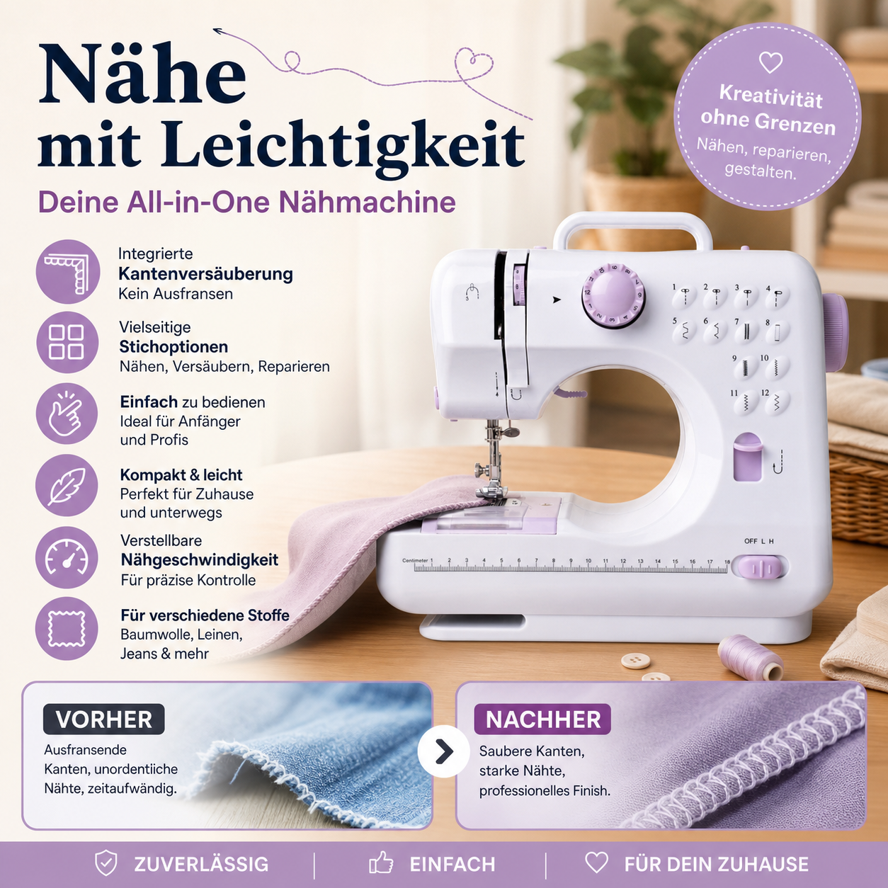 🧵 50% OFF! 🛍️ Mini Sewing Machine for Home – 12 Stitches, Durable & Compact – Ideal for Repairs & DIY Projects ✂️