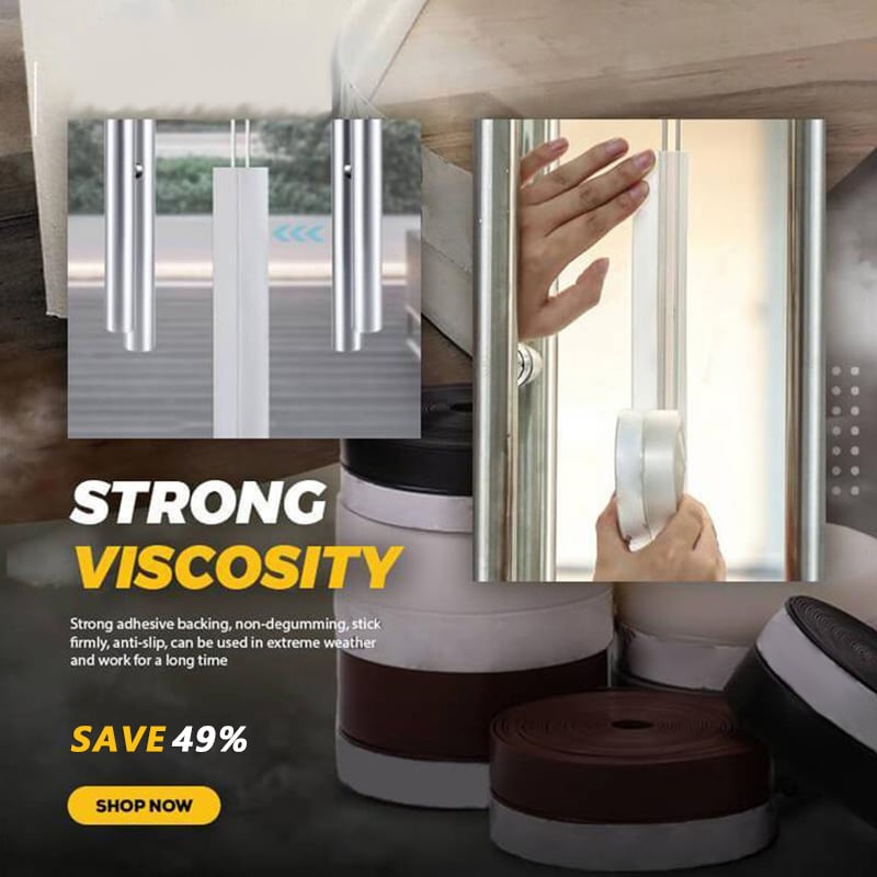 🏠 50% OFF FLASH SALE! ✨5M Self‑Adhesive Door Seal Strip – Flexible, Multi‑Purpose ✨