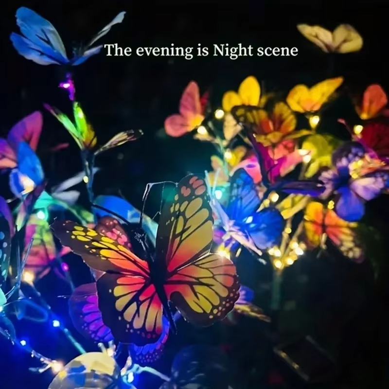 🔥2026 New Arrivals: 50% Off for a Limited Time!🔥🦋Hot Sale Offers-Solar Outdoor Butterfly Lights💐
