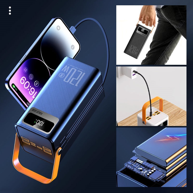 📢📢50% OFF !! ⏰Outdoor Portable Fast Charging Power Bank with LED Light