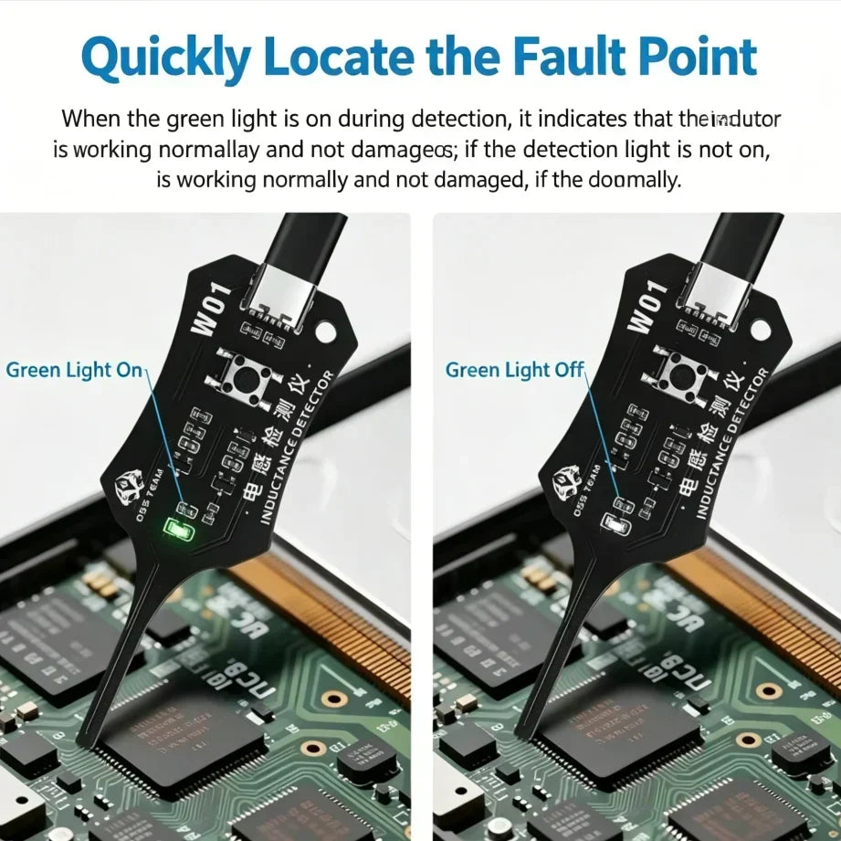 ⏳🔥LIMITED-TIME 50% OFF! ⏰📙⚙️ In-Circuit Inductor Tester – One-button simplicity, clear indicator. Non-contact, rapid diagnosis. A must-have for electronics repair.