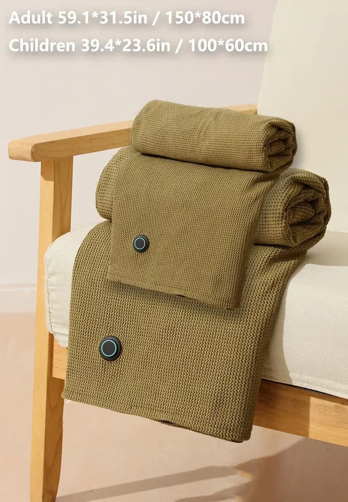 🎅Best Winter Gifts 🔥Portable Heated Shawl – Stay Warm Anywhere, Anytime (Buy 2 Get Free Shipping)