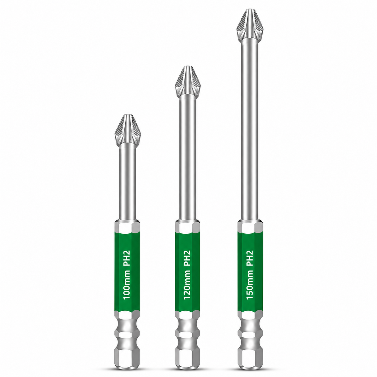 📢 50% OFF!🔥✨Magnetic Phillips Bit Set – Anti-Slip Grip & Impact Resistance for DIY & Repairs