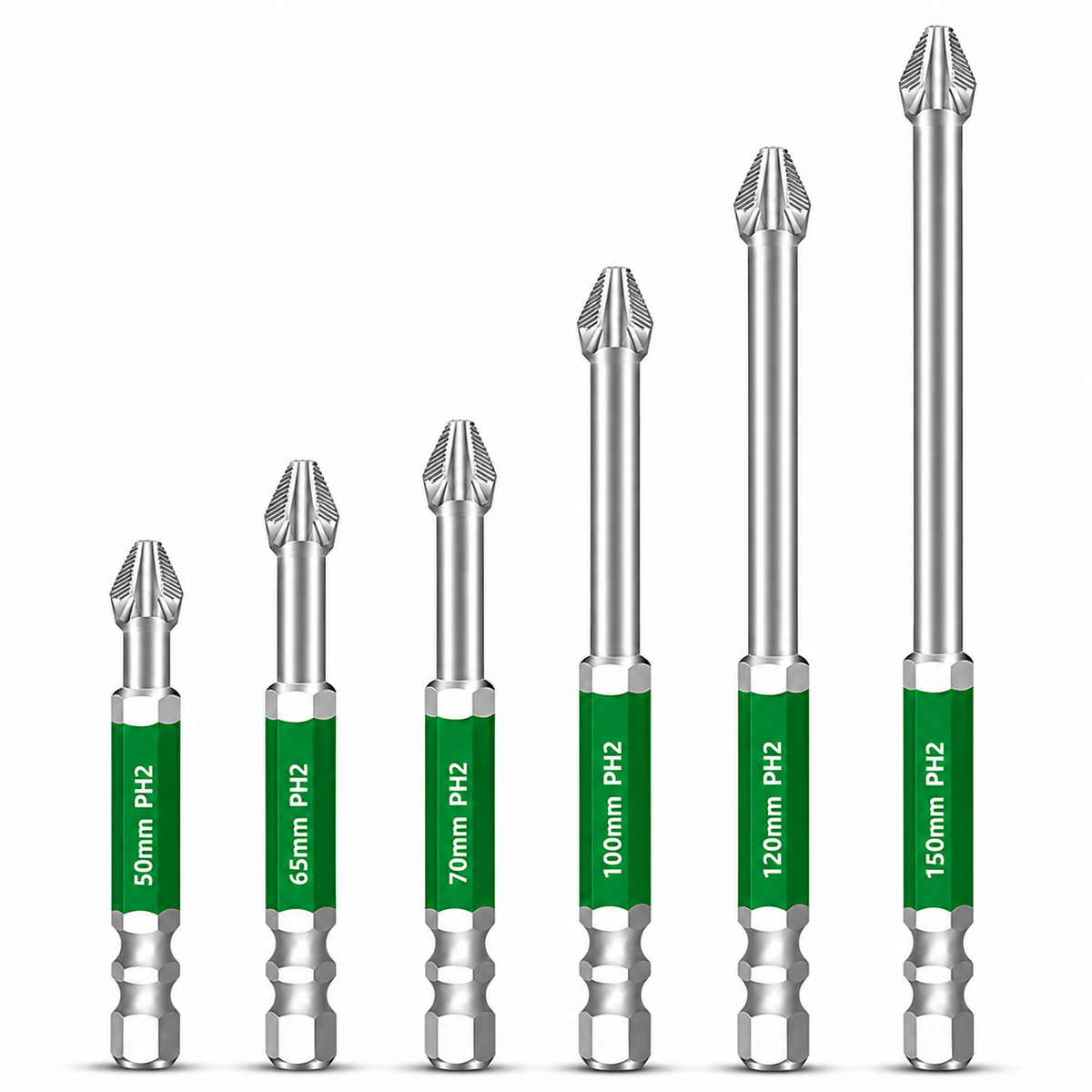 📢 50% OFF!🔥✨Magnetic Phillips Bit Set – Anti-Slip Grip & Impact Resistance for DIY & Repairs
