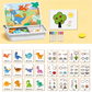 🎉50% OFF🎉 Magnetic Puzzle Dress-Up Game Children's Double-Sided Educational Toy Portable Preschool Learning Toy - While Supplies Last🔥