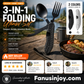 🎉50% Off！🍴4-In-1 Outdoor Folding Multifunctional Tableware