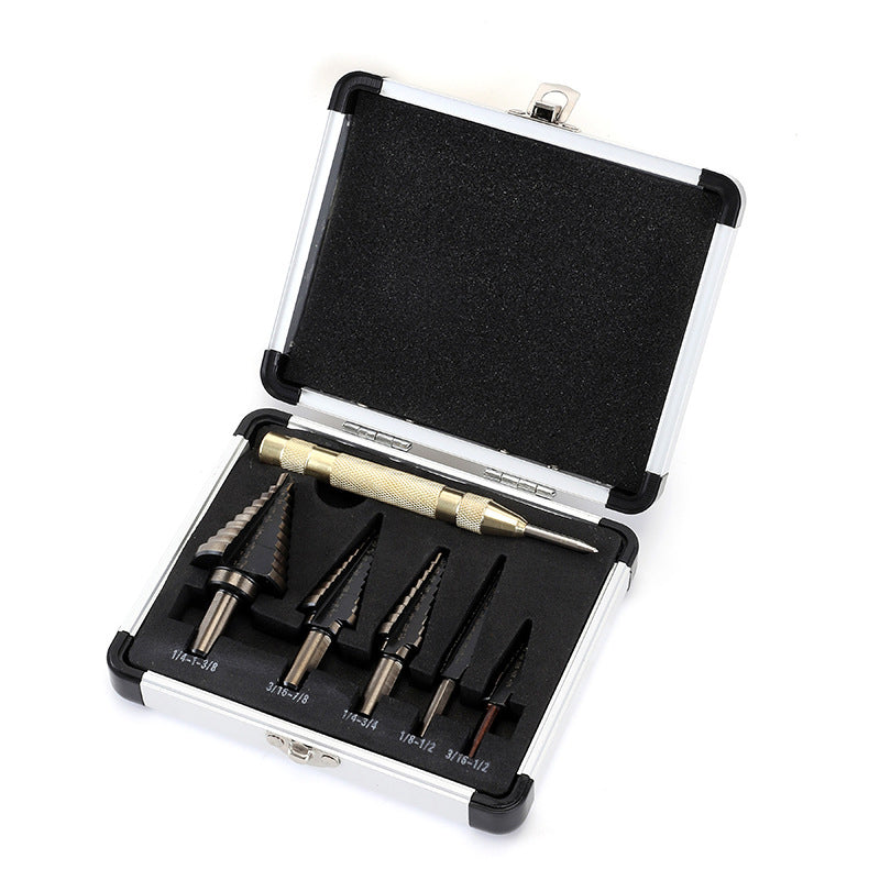 ⏳Time-Limited Special⏰Pagoda-shaped Drill Bits Set with Aluminum Storage Case