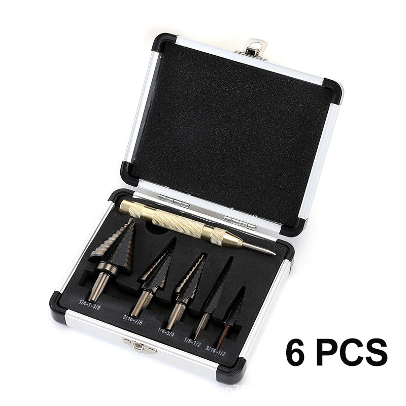⏳Time-Limited Special⏰Pagoda-shaped Drill Bits Set with Aluminum Storage Case