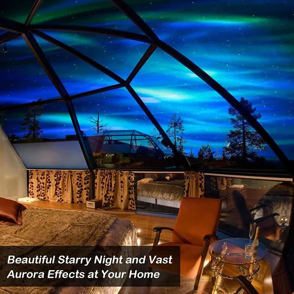 🌌Christmas Hot Sale 50% OFF! ✨ Northern Lights Aurora Projector – Enjoy the starry sky at home ✨