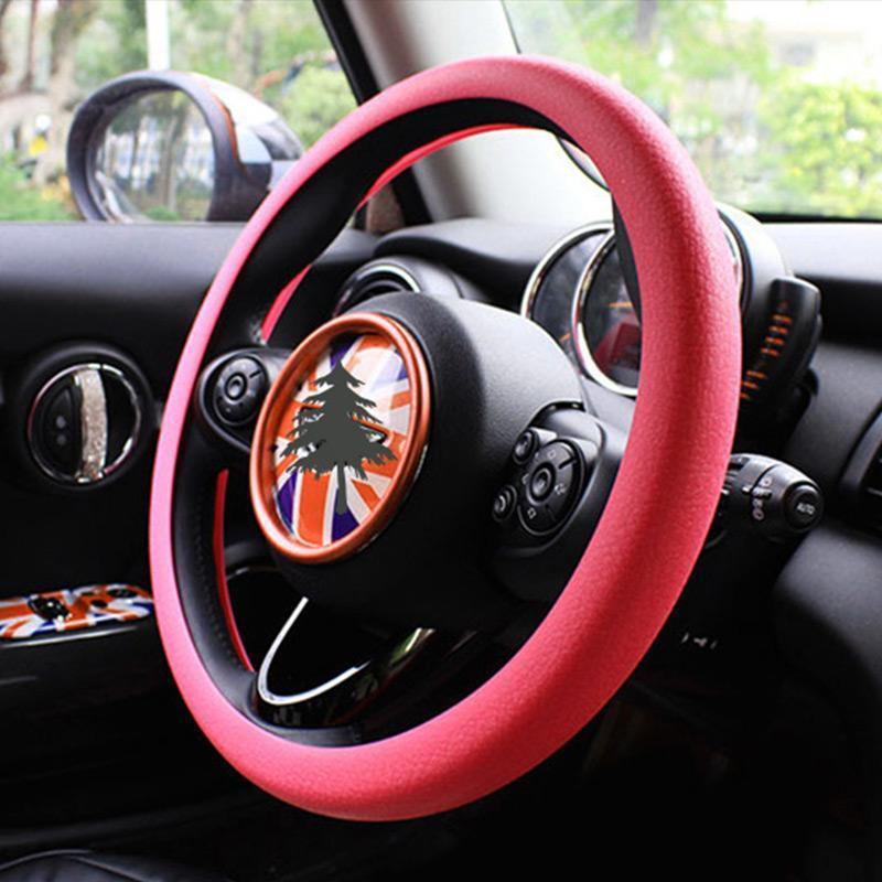 ⏳Time-Limited Special⏰Tired of sticky, worn steering wheels? This silicone cover adds a soft, textured grip, protects your wheel, and installs without tools — in seconds. 🏠