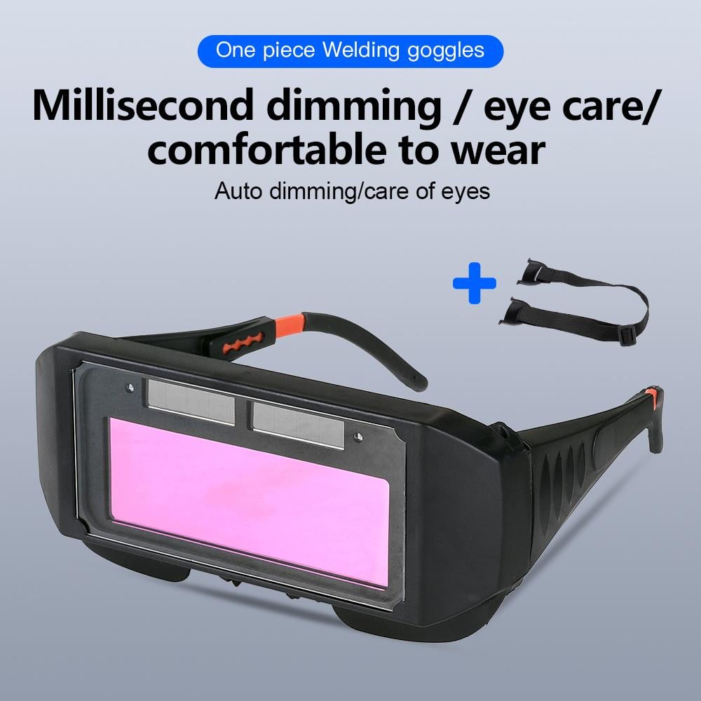 🛡️ LIMITED-TIME 50% OFF! 💥 Auto Dimming Welding Glasses – Solar Powered, UV/IR Protection, Adjustable Frame ✨