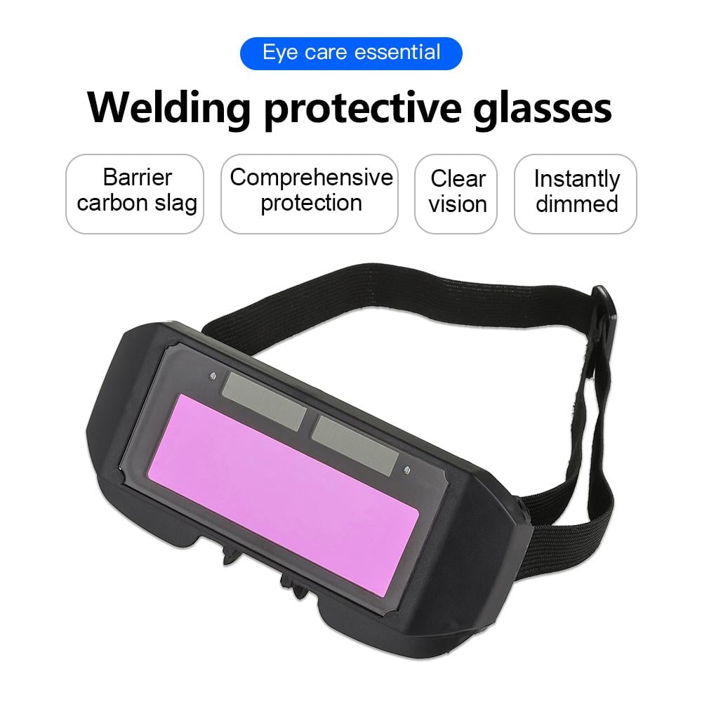 🛡️ LIMITED-TIME 50% OFF! 💥 Auto Dimming Welding Glasses – Solar Powered, UV/IR Protection, Adjustable Frame ✨