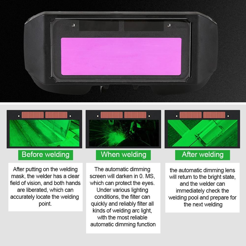 🛡️ LIMITED-TIME 50% OFF! 💥 Auto Dimming Welding Glasses – Solar Powered, UV/IR Protection, Adjustable Frame ✨