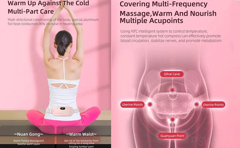 🎁Hot sale 50% OFF✨Wireless Menstrual Pain Massager – Soothing Heat, Anytime! 🌸🔥